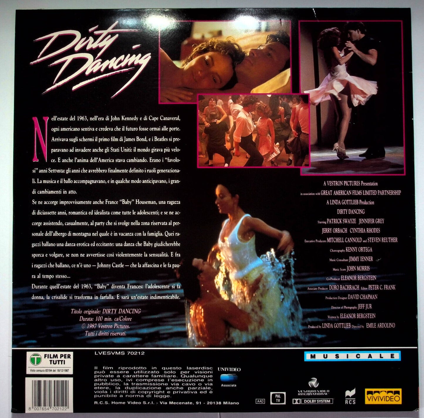EBOND Dirty Dancing - Laser Disc Pal