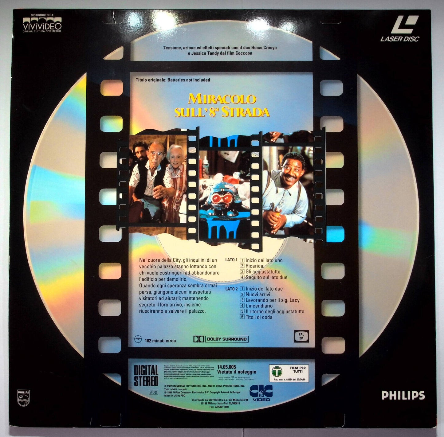 EBOND Miracolo Sull' 8a Strada - Laser Disc Pal