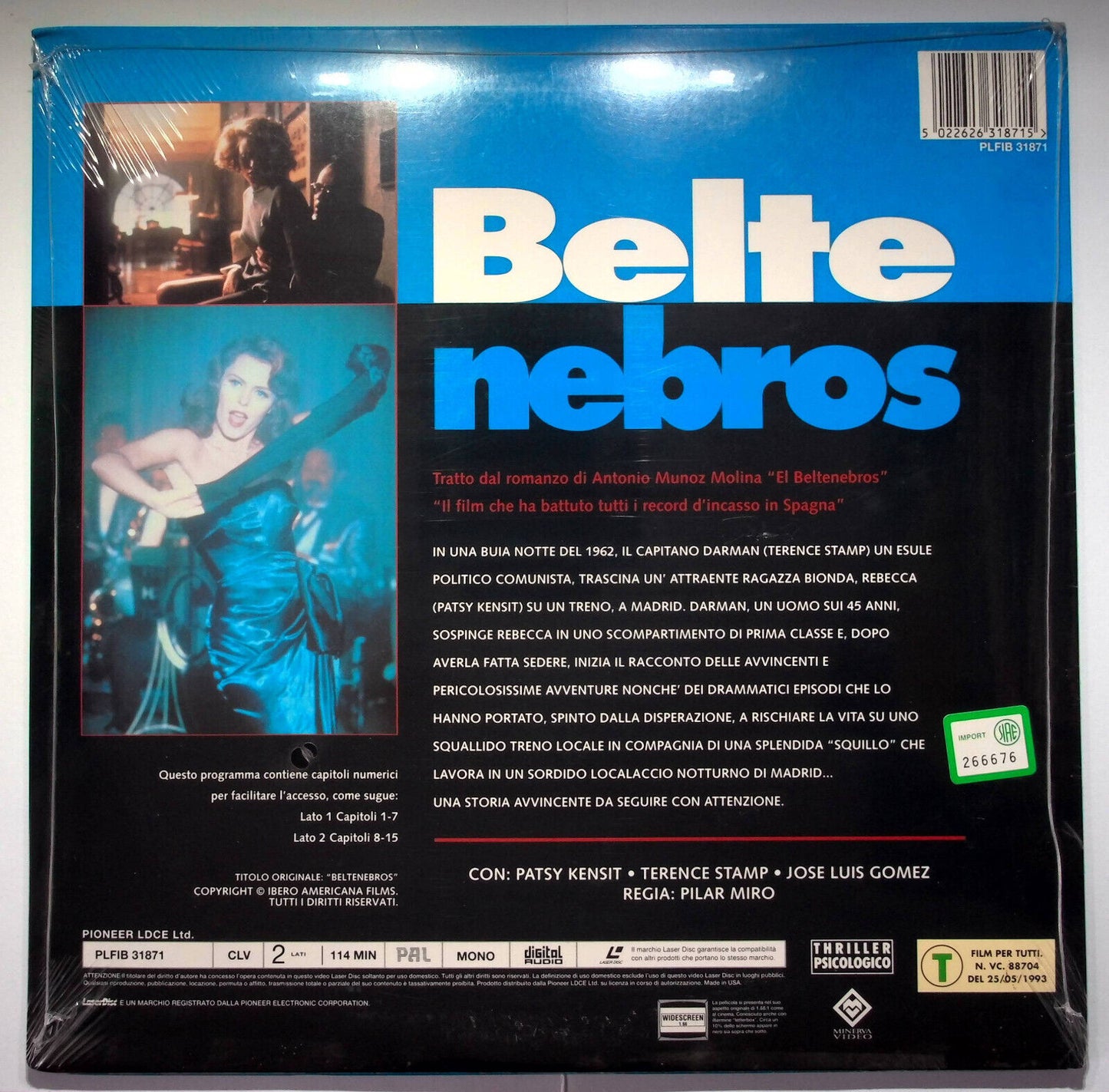 EBOND Belte Nebros - Laser Disc Pal