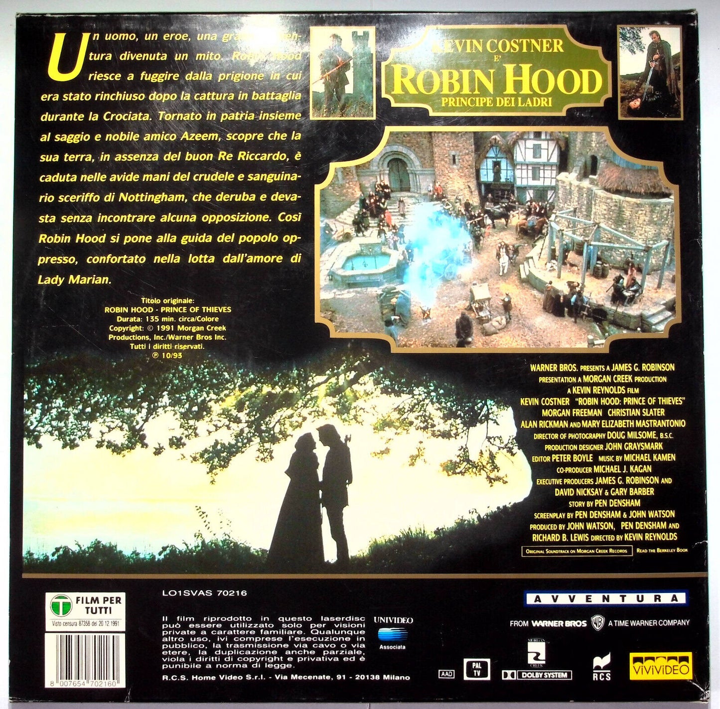 EBOND Robin Hood Principe Dei Ladri - Laser Disc Pal