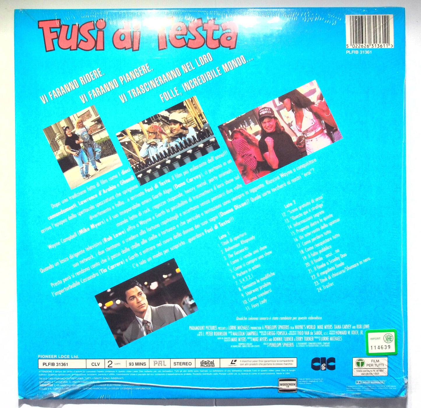 EBOND Fusi Di Testa - Laser Disc Pal