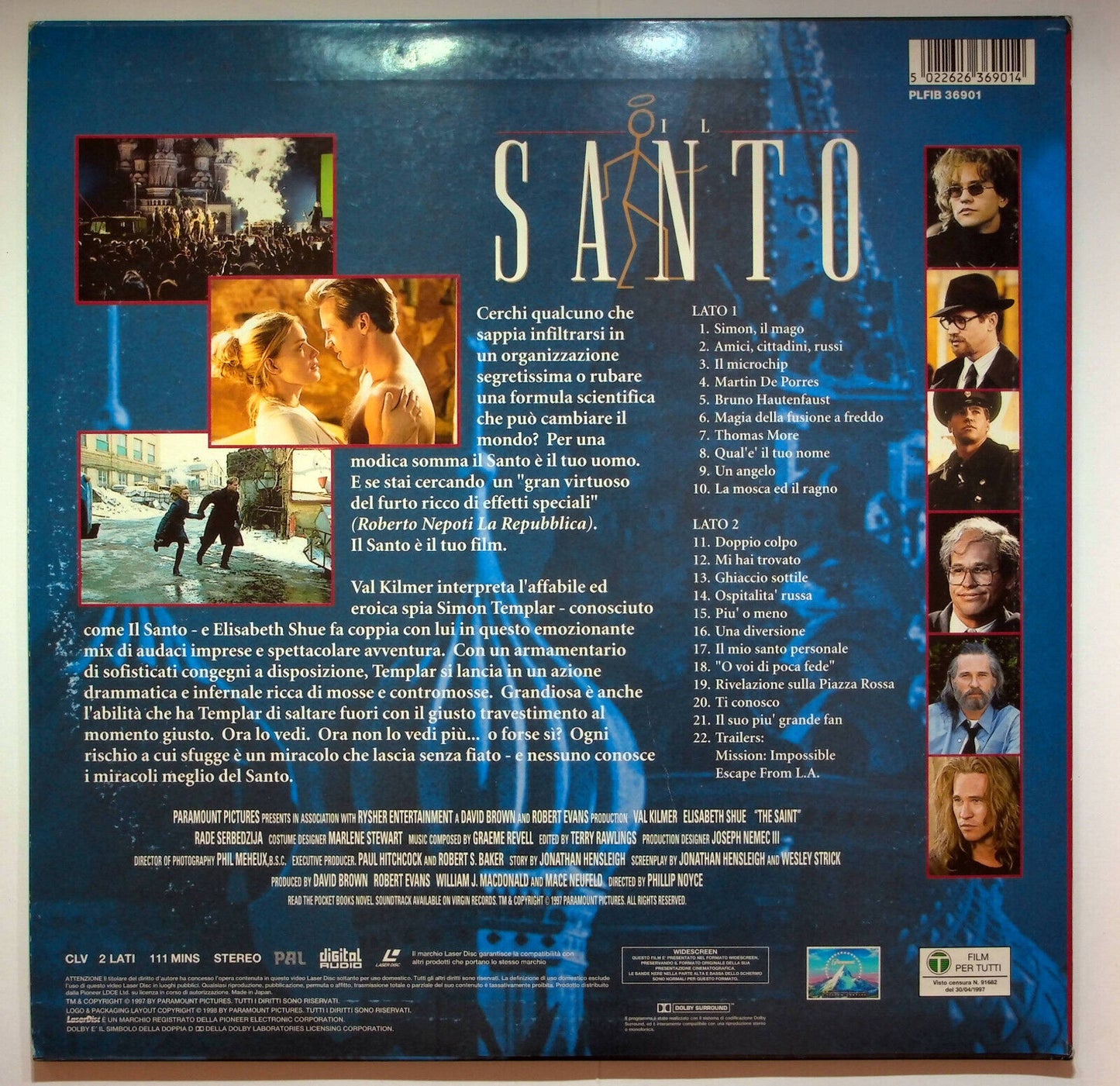 EBOND Il Santo - Laser Disc Pal