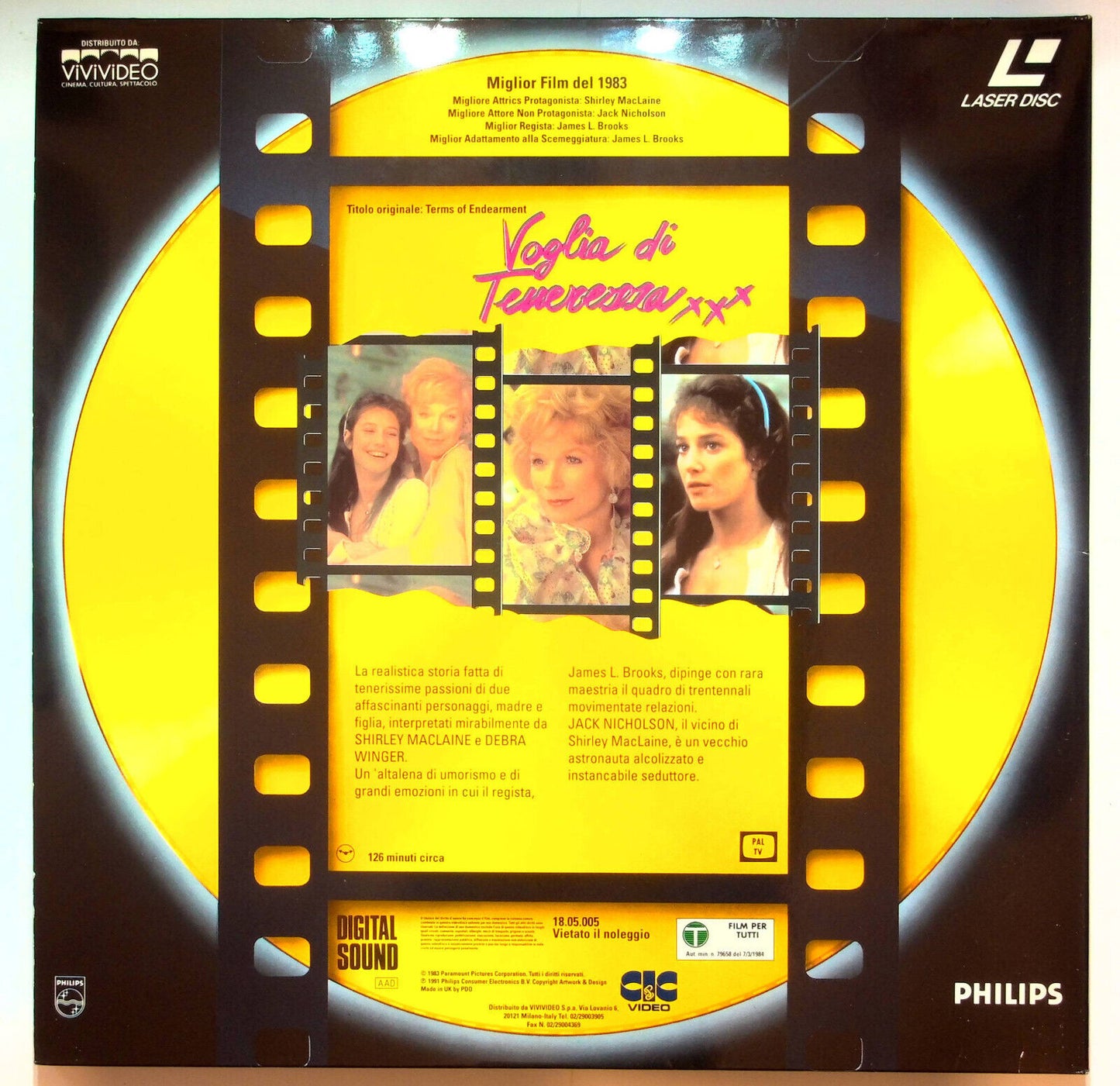 EBOND Voglia Di Tenerezza - Laser Disc Pal