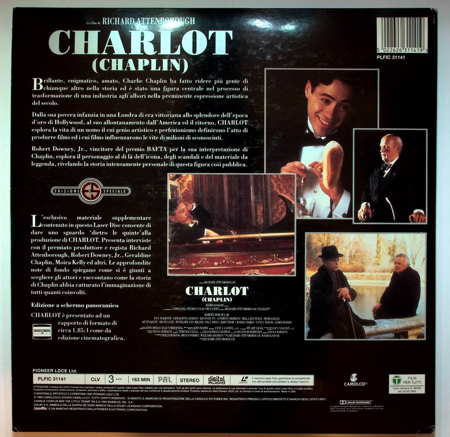 EBOND Charlot ( Chaplin) - Edizione Speciale - Laser Disc Pal