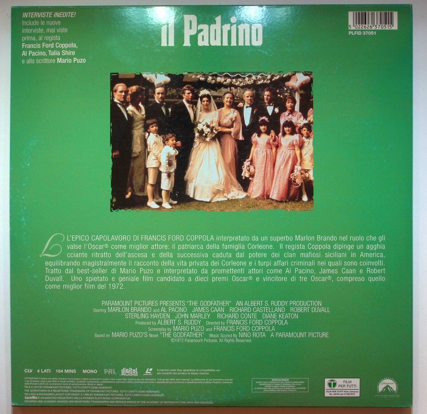 EBOND Il Padrino - Laser Disc Pal