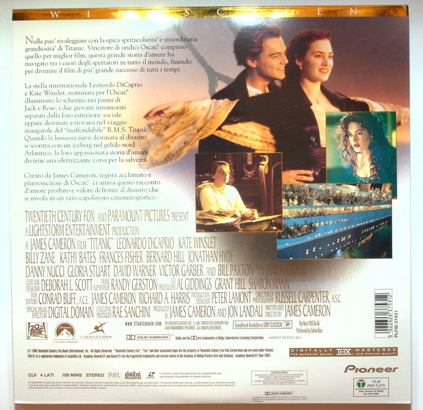 EBOND Titanic - Laser Disc Pal