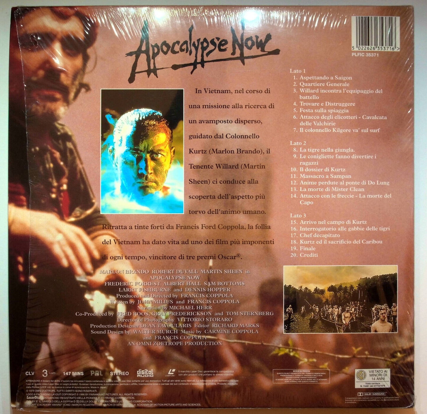 EBOND Apocalypse Now - Laser Disc Pal