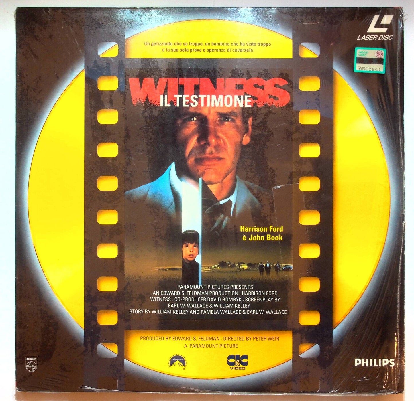 EBOND Witness Il Testimone - Laser Disc Pal