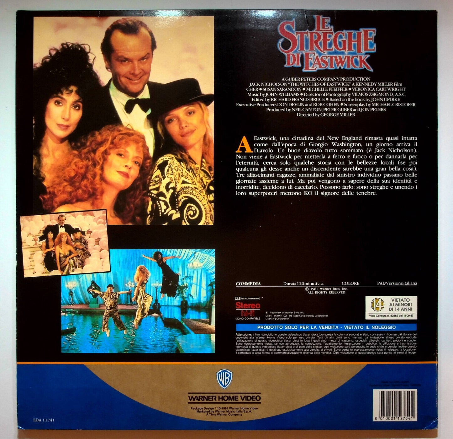 EBOND Le Streghe Di Eastwick - Laser Disc Pal