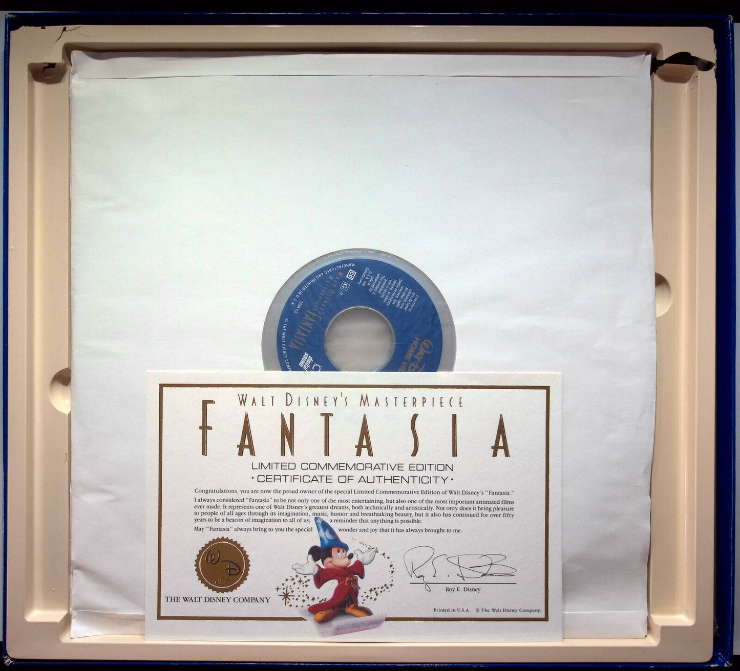 EBOND Fantasia Walt Disney's - Uk Laser Disc Ntsc