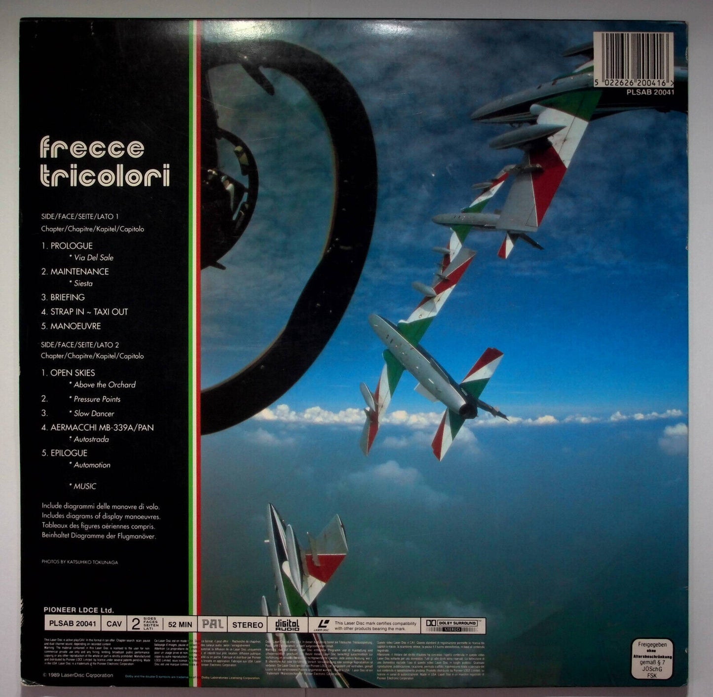 EBOND Frecce Tricolori Rolling In The Sky - Laser Disc Pal