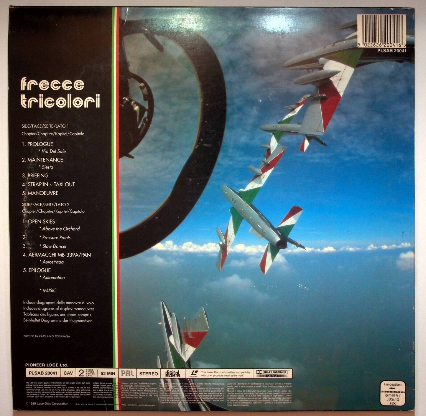 EBOND Frecce Tricolori Rolling In The Sky - Laser Disc Pal