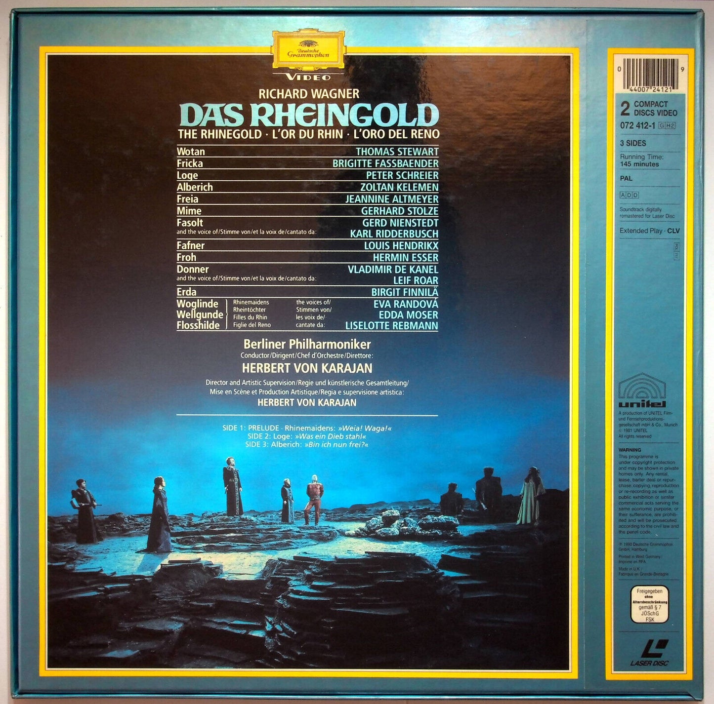EBOND Richard Wagner Das Rheingold - Laser Disc Pal