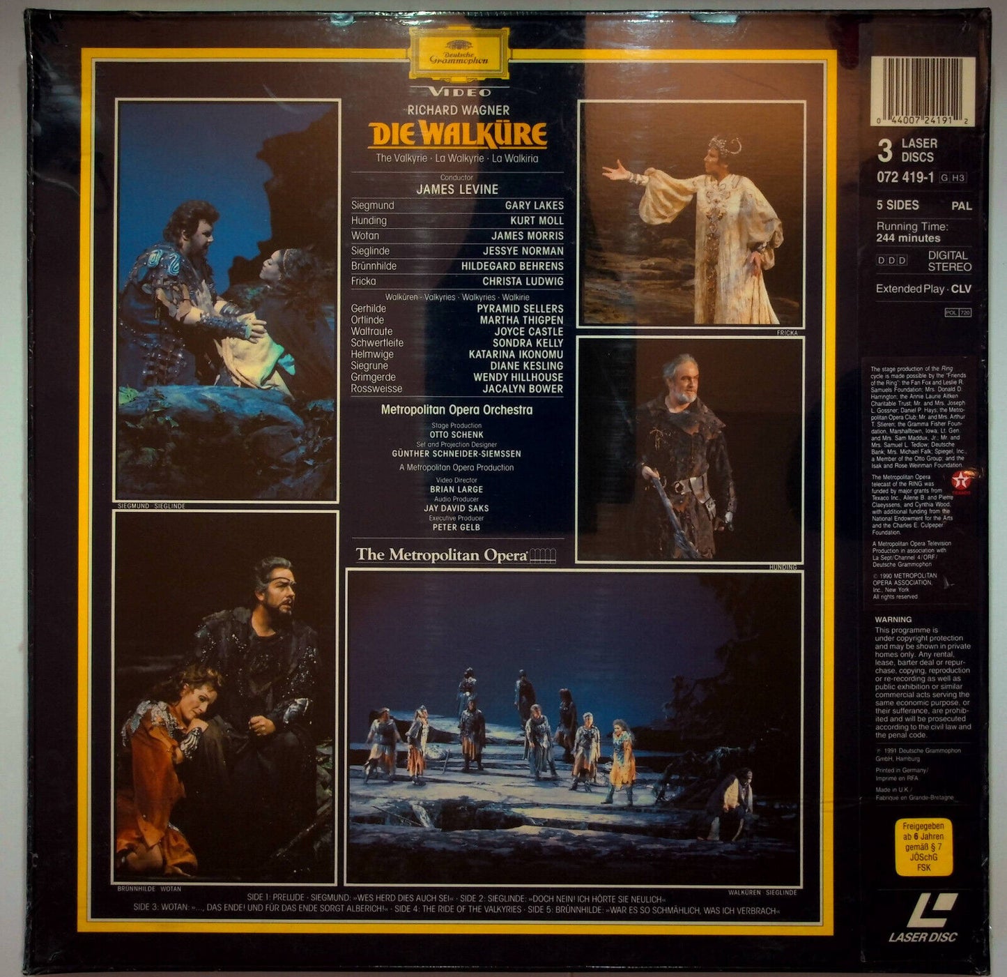 EBOND Richard Wagner Die Walkure - Laser Disc Pal