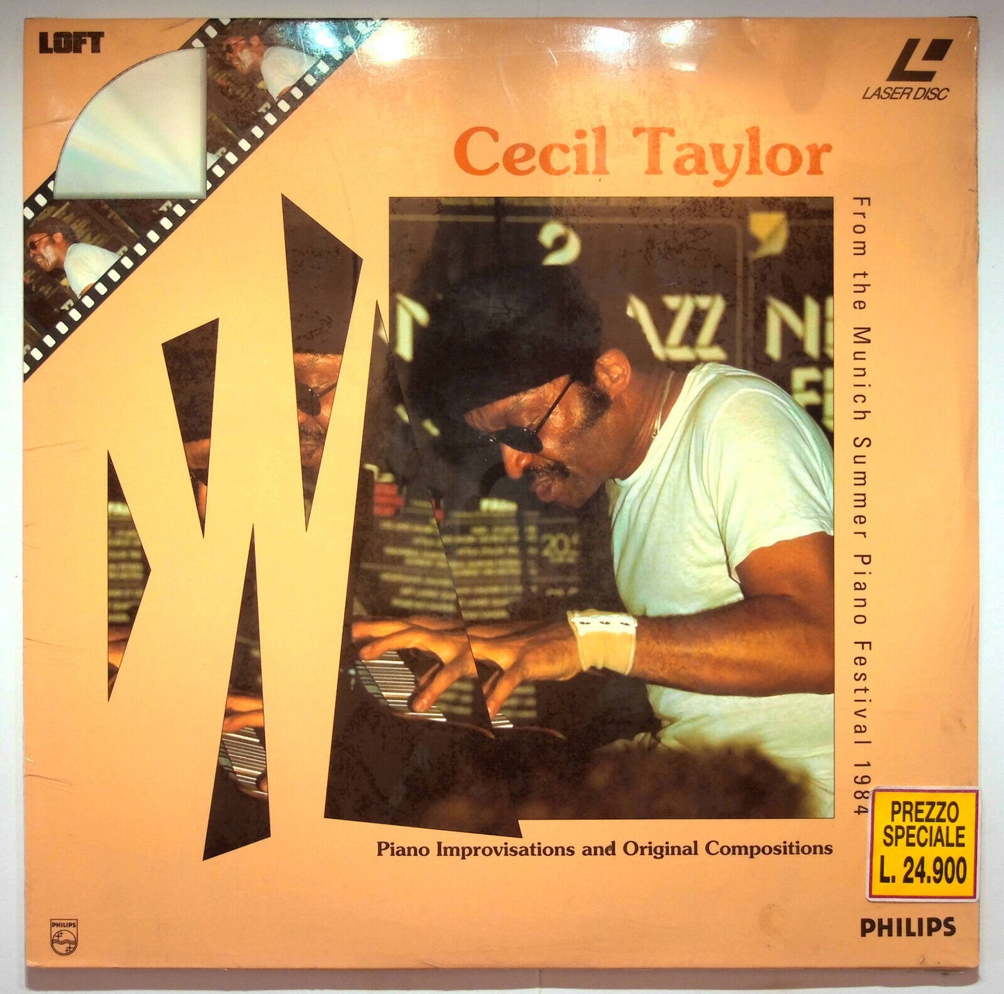 EBOND Cecil Taylor Piano Improvisation And Original Compositions Laser Disc Pal