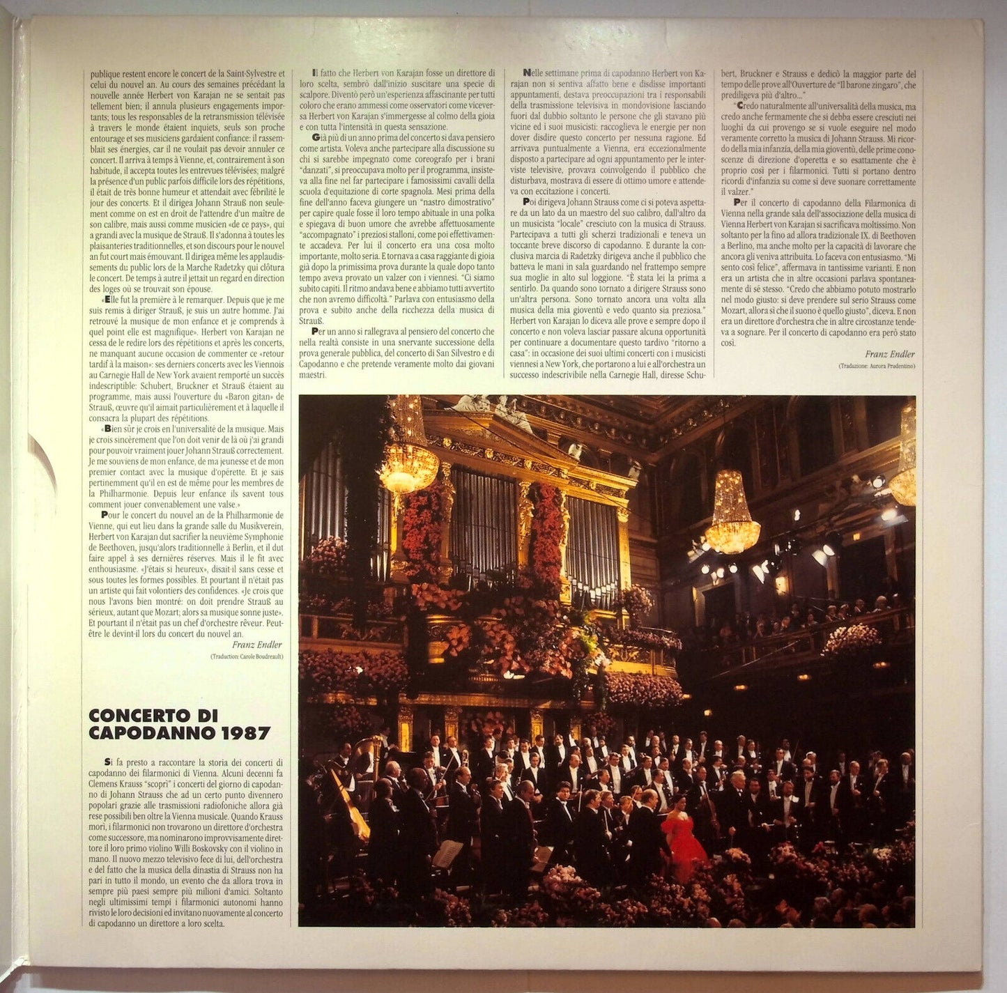 EBOND New Year's Concert Vienna 1987 - Herbert Von Karajan - Laser Disc Pal