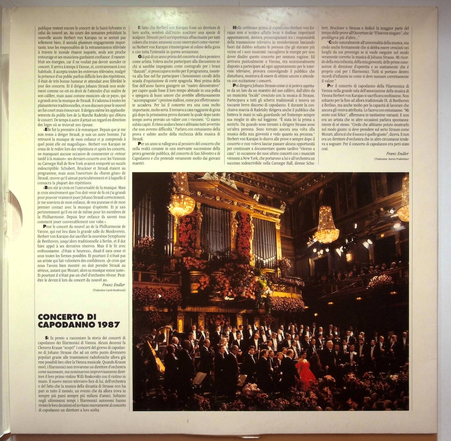 EBOND New Year's Concert Vienna 1987 - Herbert Von Karajan - Laser Disc Ntsc