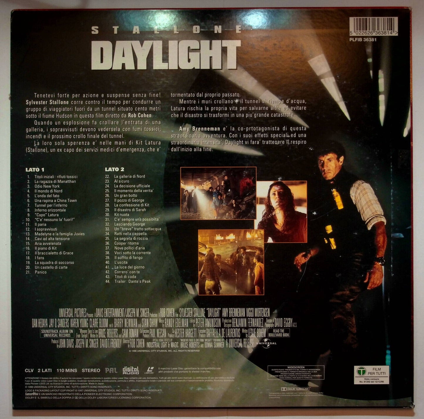 EBOND Daylight Trappola Nel Tunnel - Laser Disc Pal