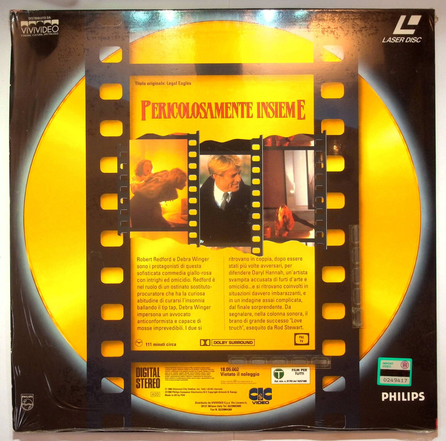EBOND Pericolosamente Insieme - Laser Disc Pal