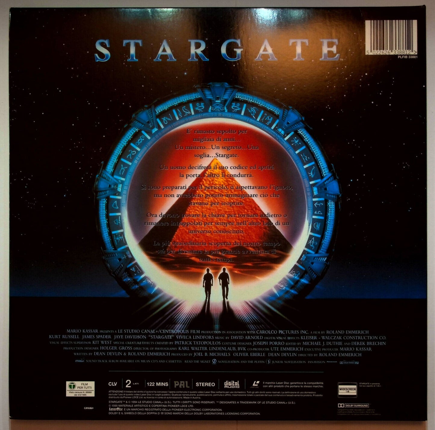 EBOND Stargate - Laser Disc Pal
