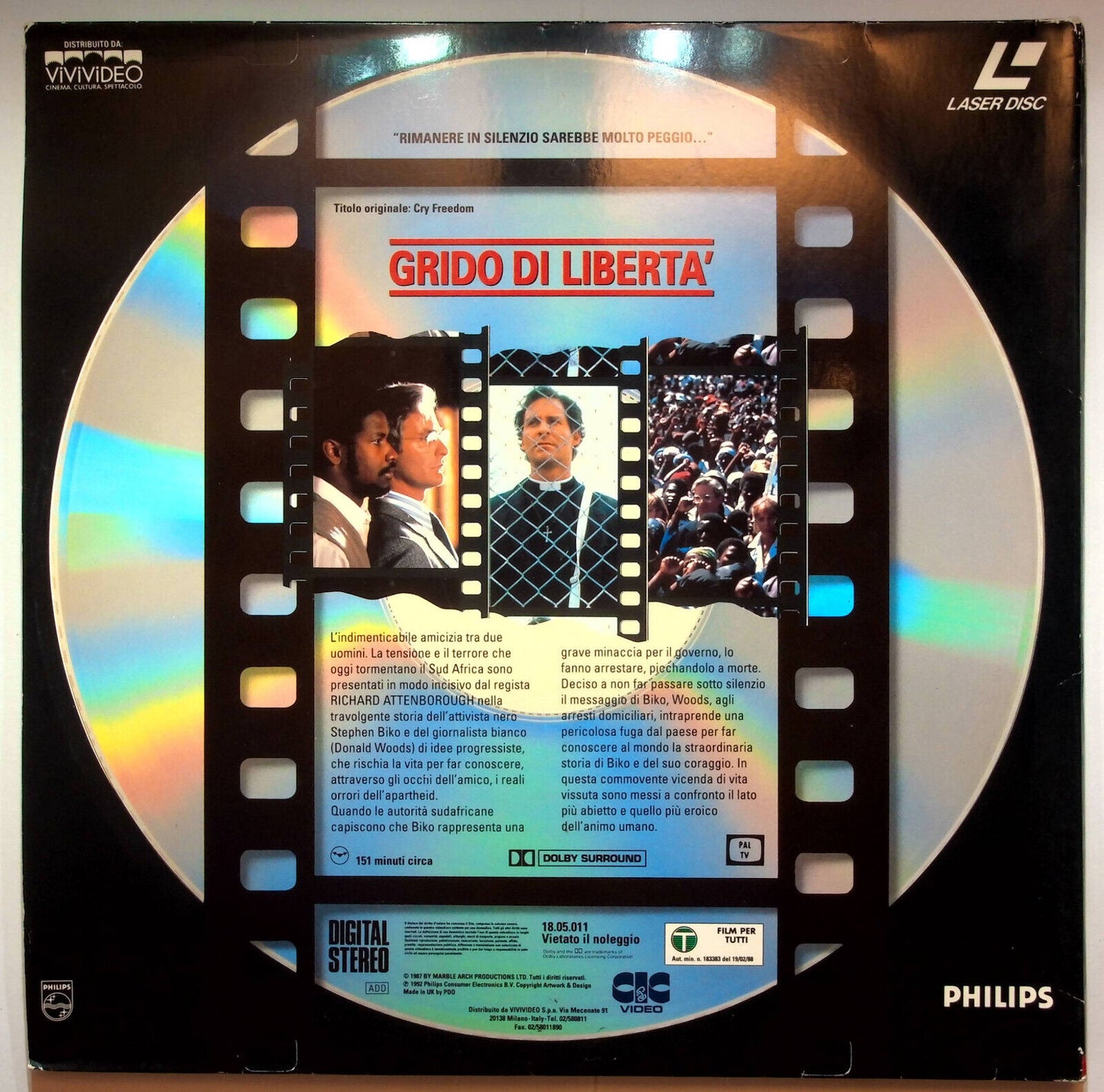 EBOND Grido Di Liberta - Laser Disc Pal