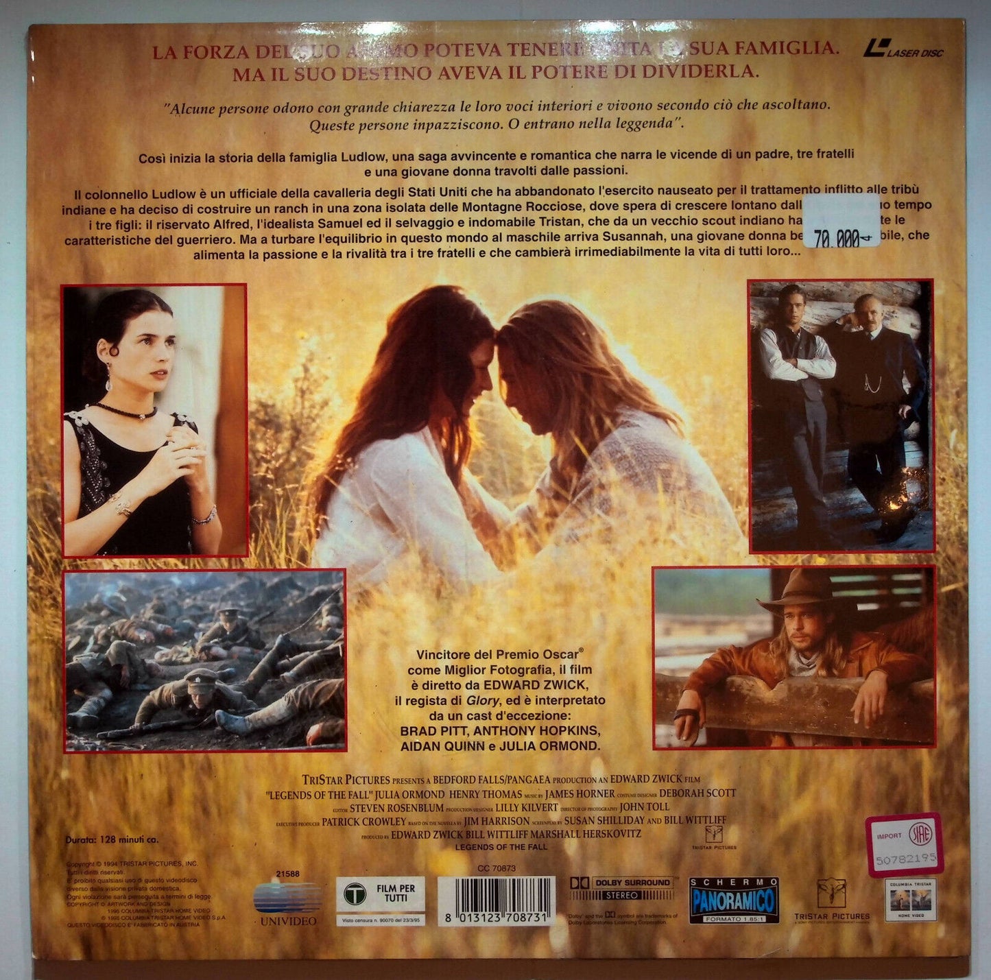 EBOND Vento Di Passioni - Laser Disc Pal