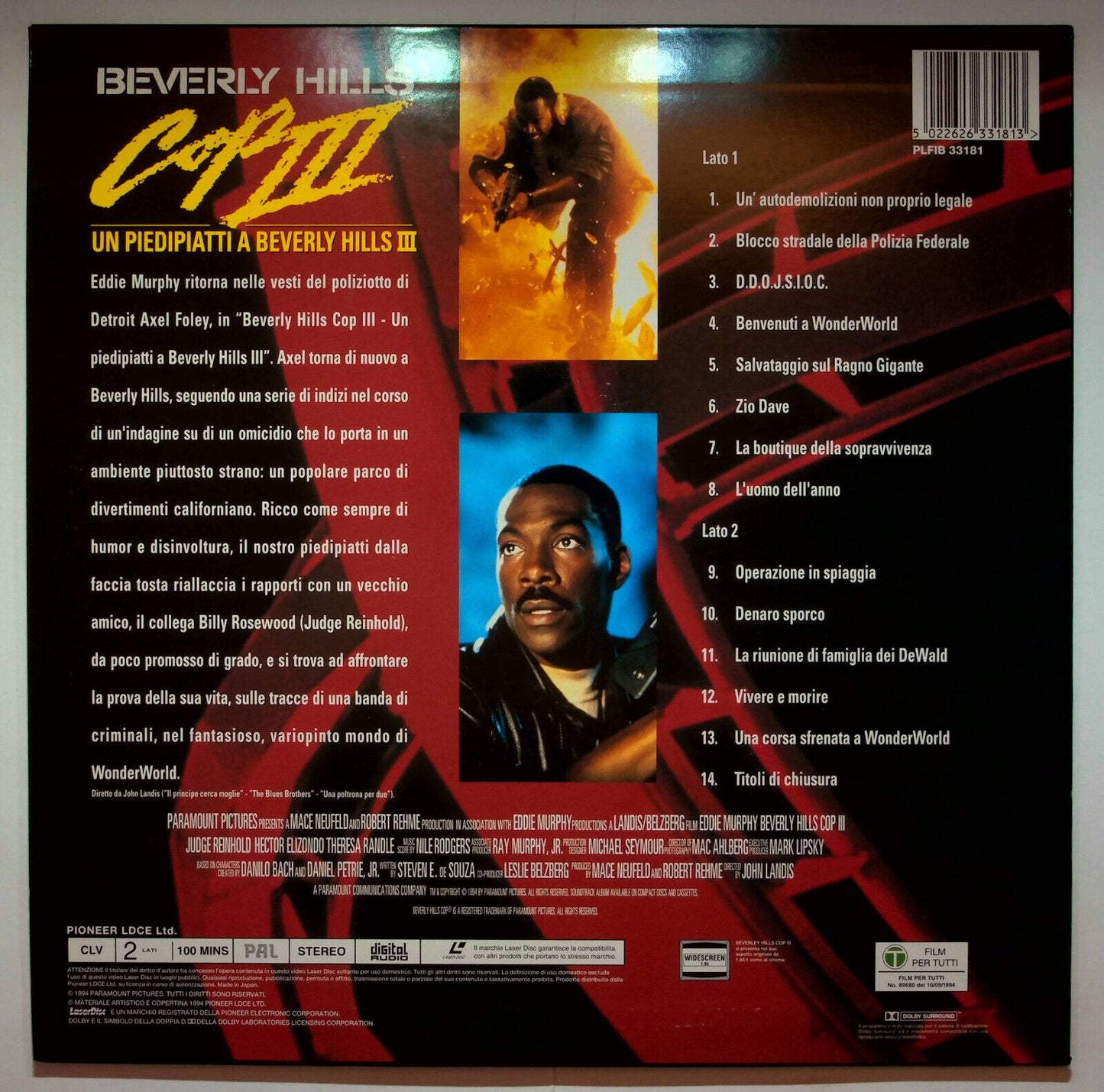 EBOND Beverly Hills Cop Iii - Laser Disc Pal
