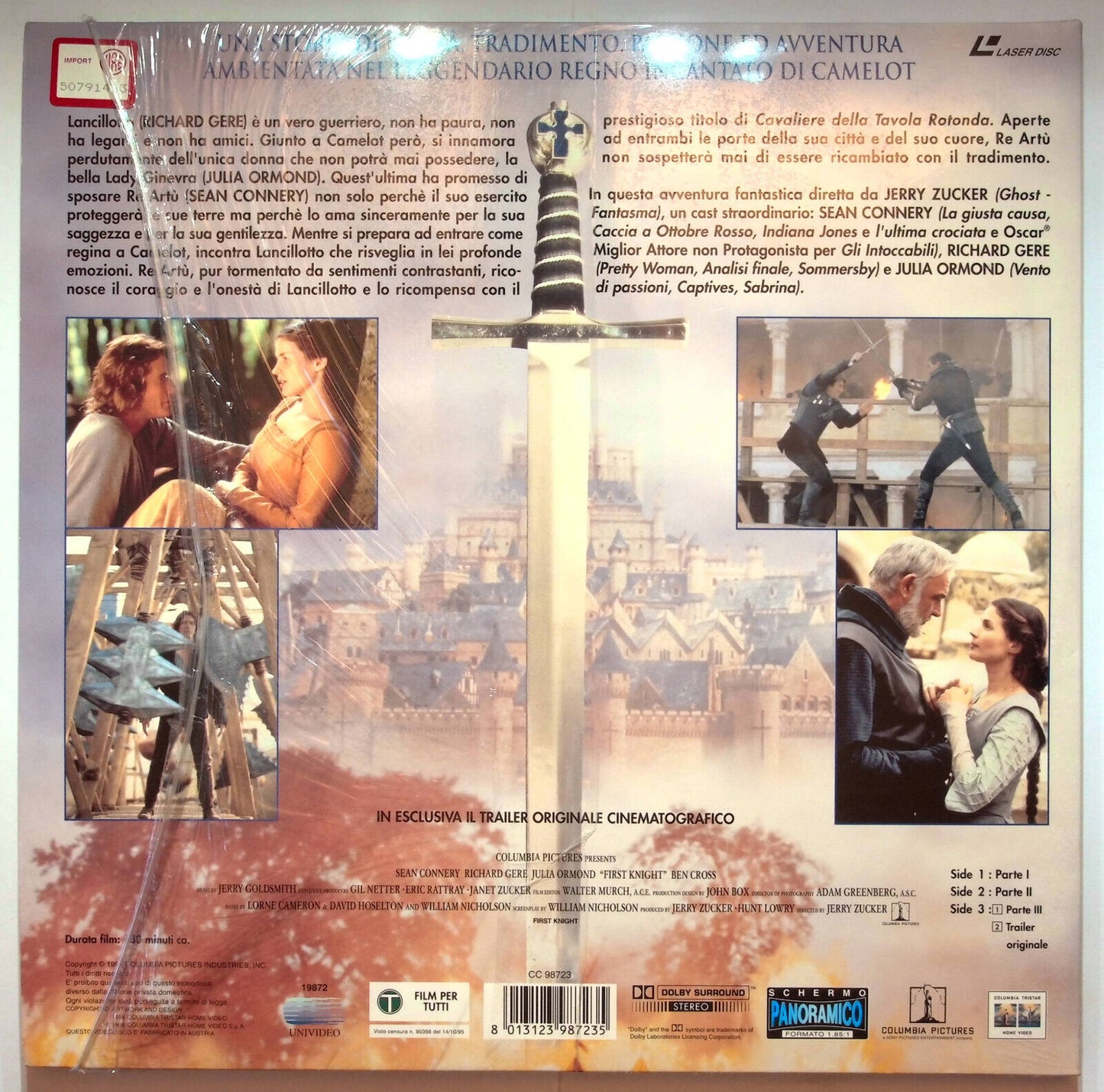 EBOND Il Primo Cavaliere - Laser Disc Pal