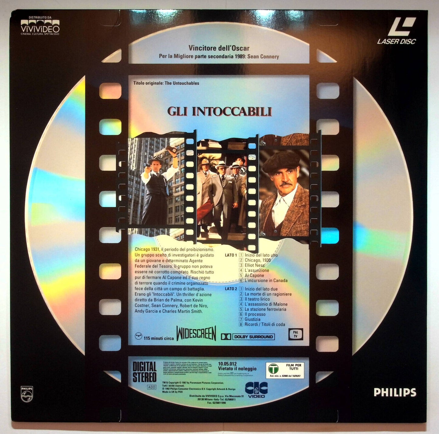 EBOND Gli Intoccabili - Laser Disc Pal