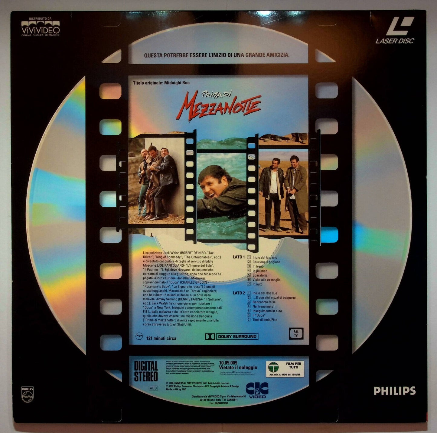 EBOND Prima Di Mezzanotte - Laser Disc Pal