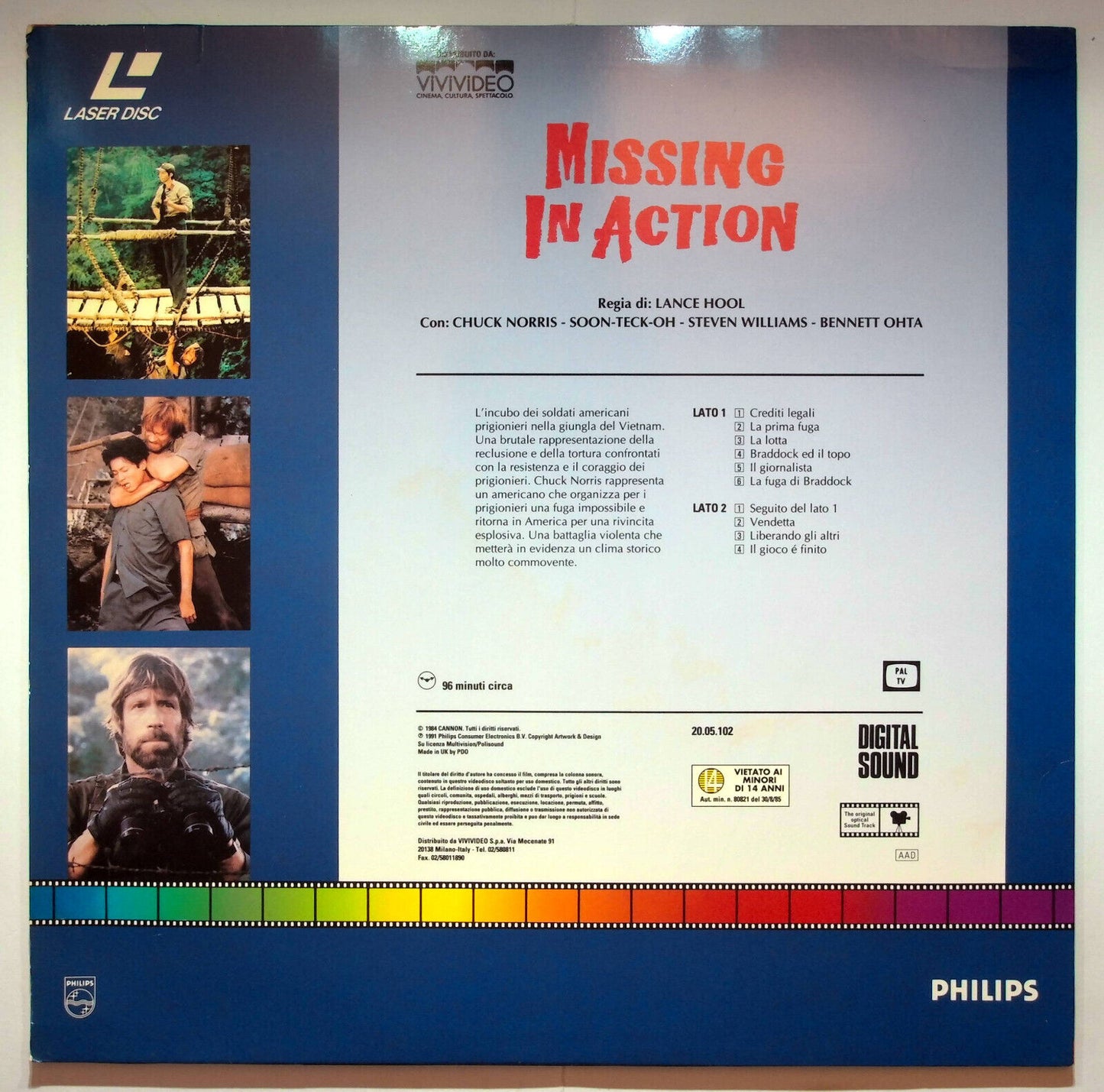EBOND Missing In Action - Laser Disc Pal