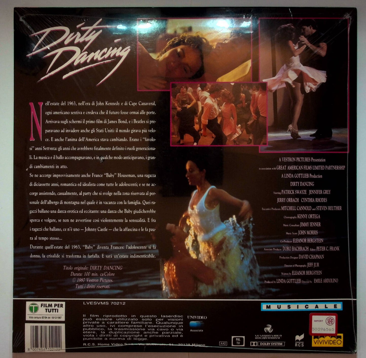 EBOND Dirty Dancing - Laser Disc Pal