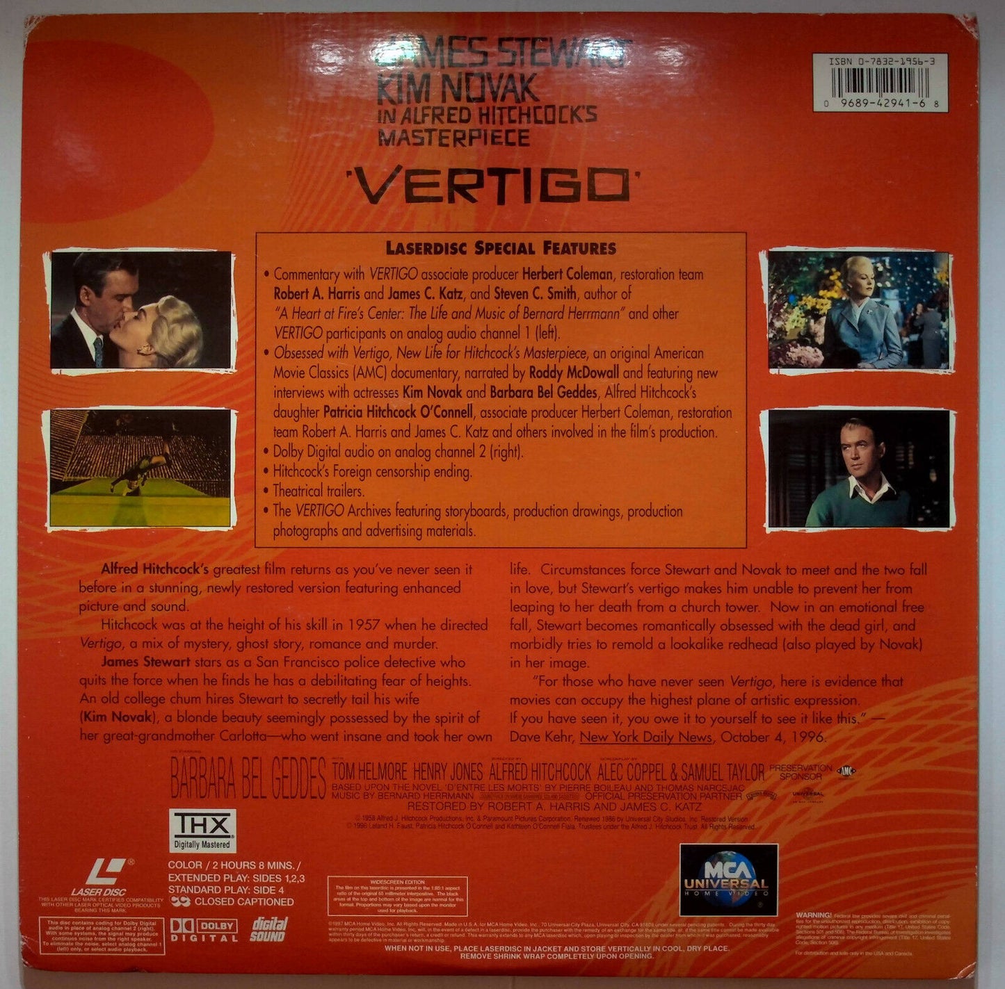 EBOND Vertigo - Laser Disc Ntsc