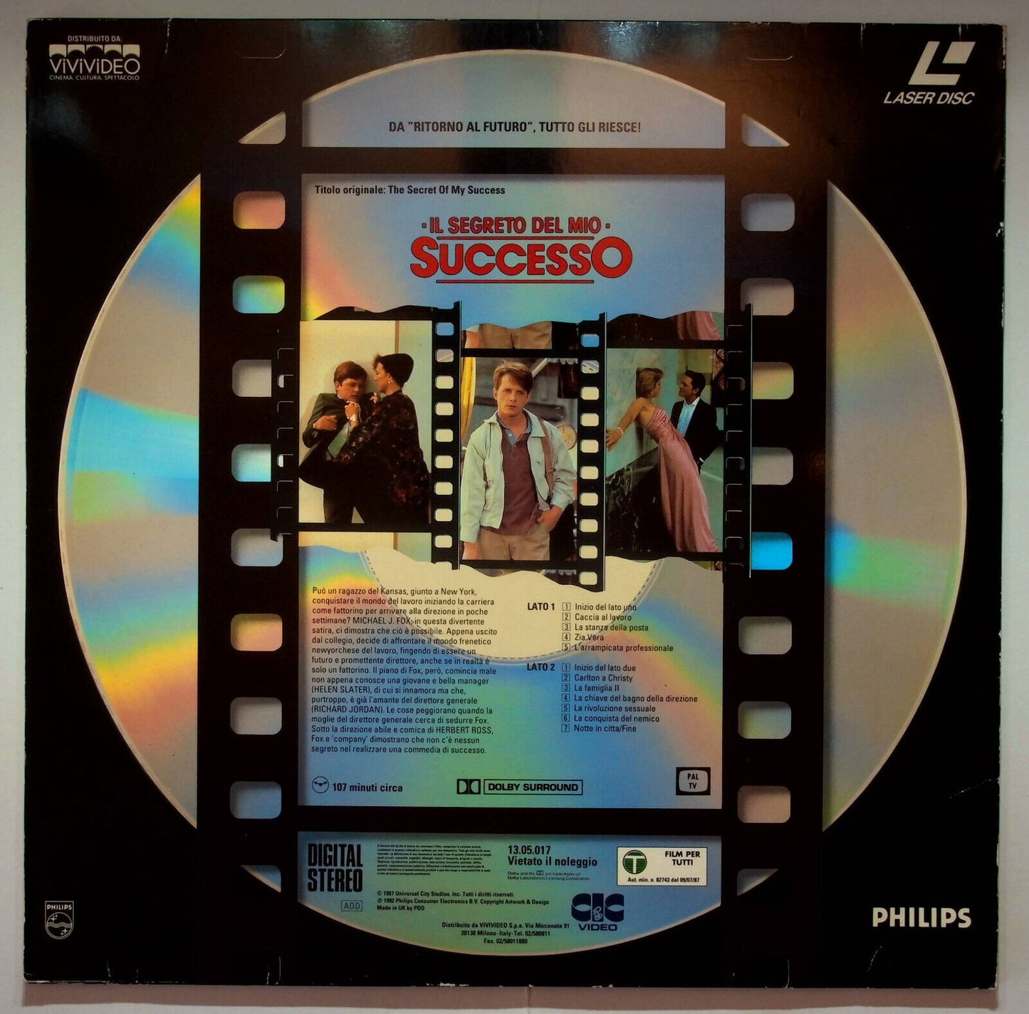 EBOND Il Segreto Del Mio Successo - Laser Disc Pal
