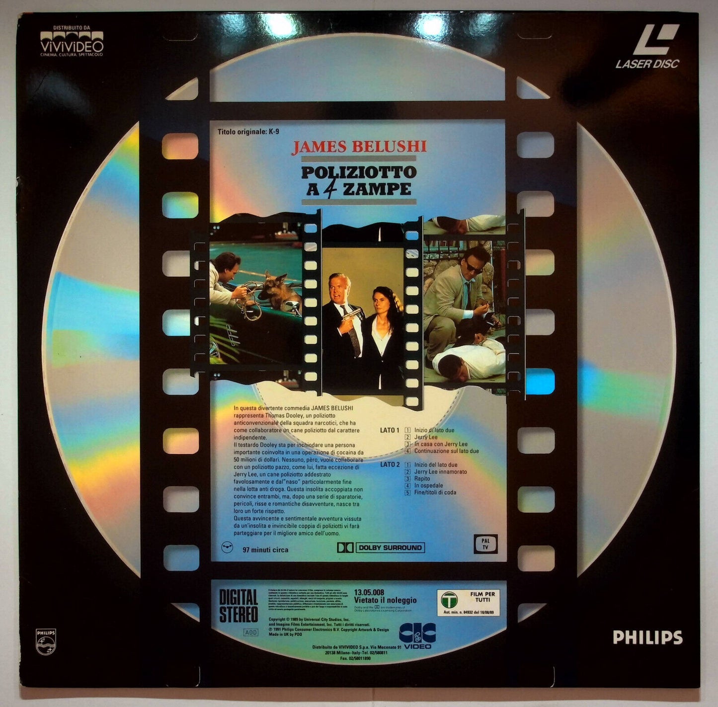 EBOND Poliziotto A 4 Zampe - Laser Disc Pal