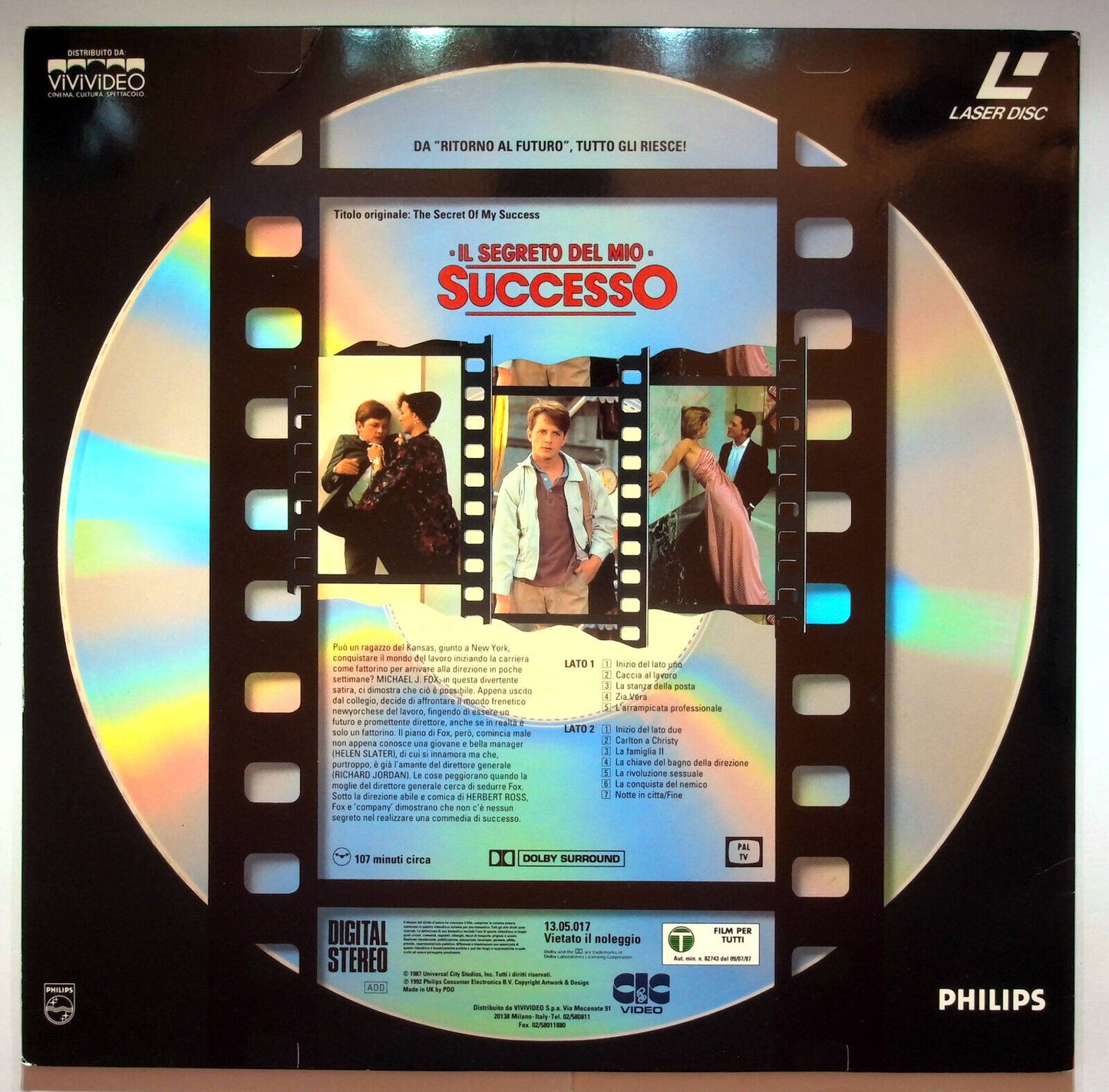 EBOND Il Segreto Del Mio Successo - Laser Disc Pal