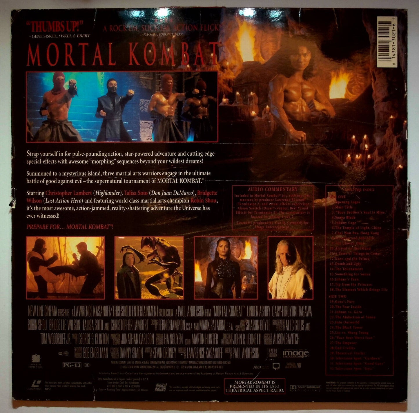 EBOND Mortal Kombat- Special Edition - Laser Disc Ntsc