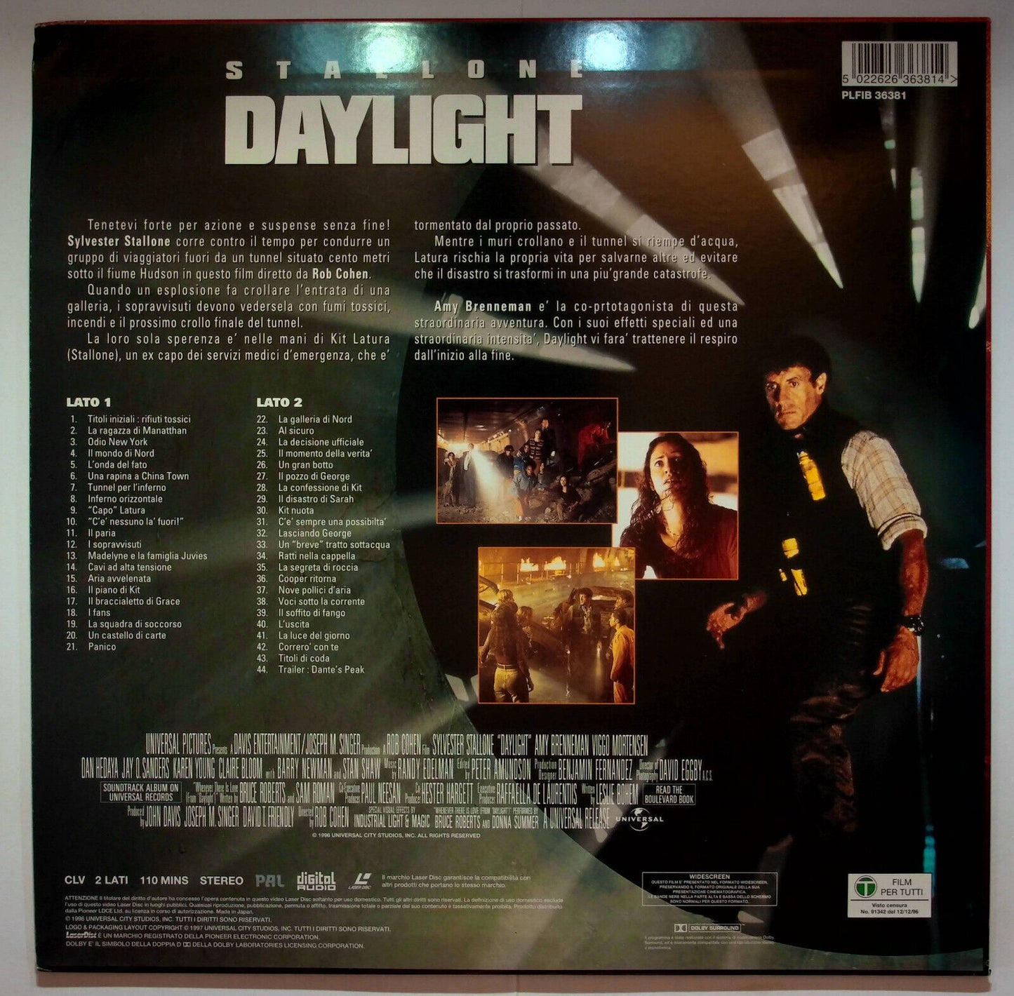 EBOND Daylight Trappola Nel Tunnel - Laser Disc Pal