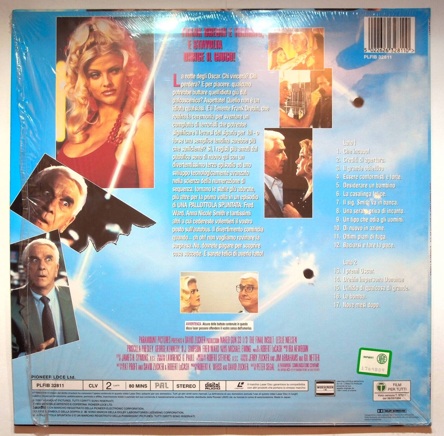 EBOND Una Pallottola Spuntata 33 1/3 - L'insulto Finale - Laser Disc Pal