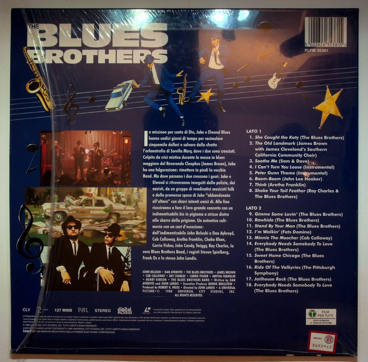 EBOND The Blues Brothers - Laser Disc Pal