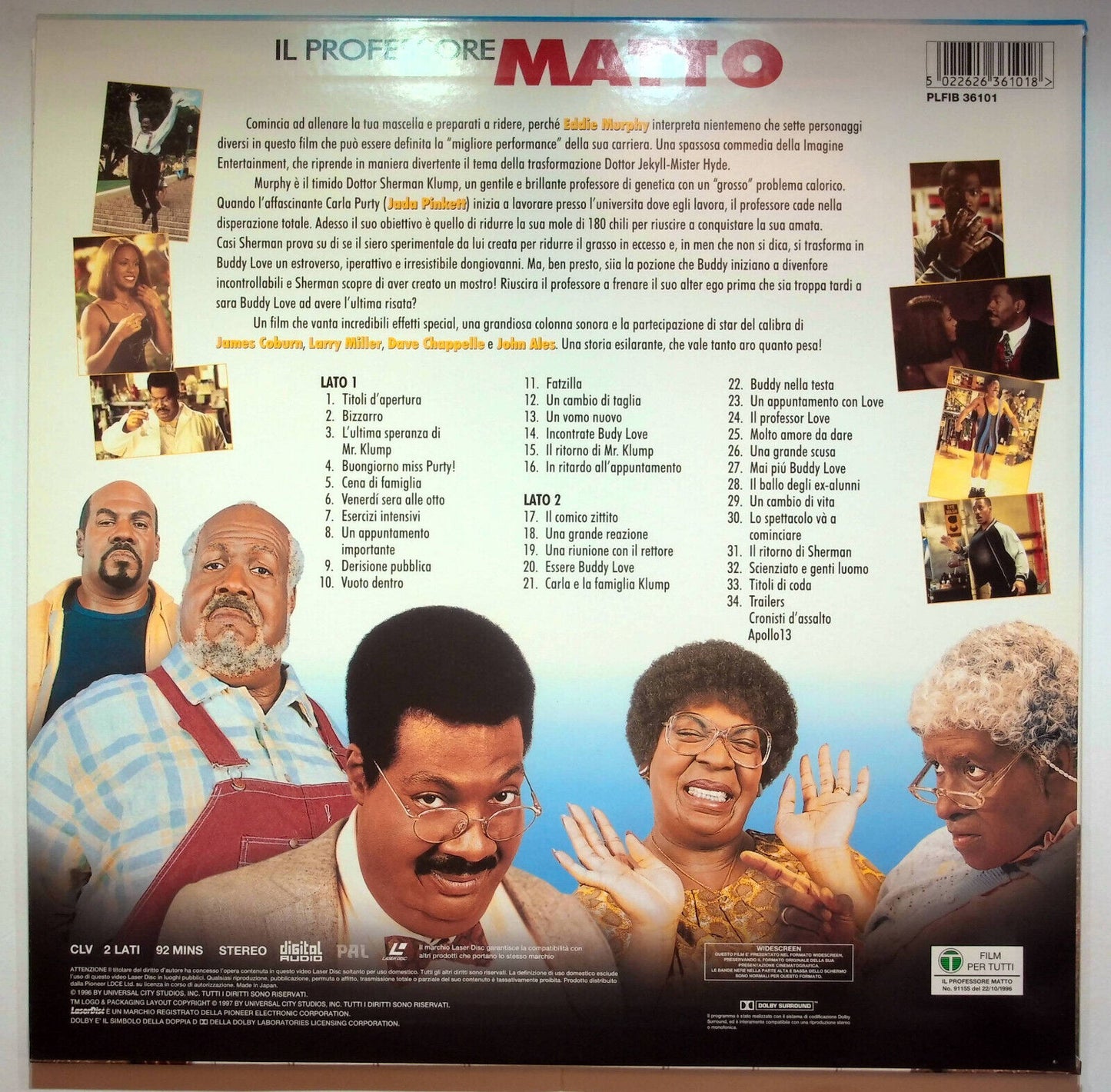 EBOND Il Professore Matto - Laser Disc Pal