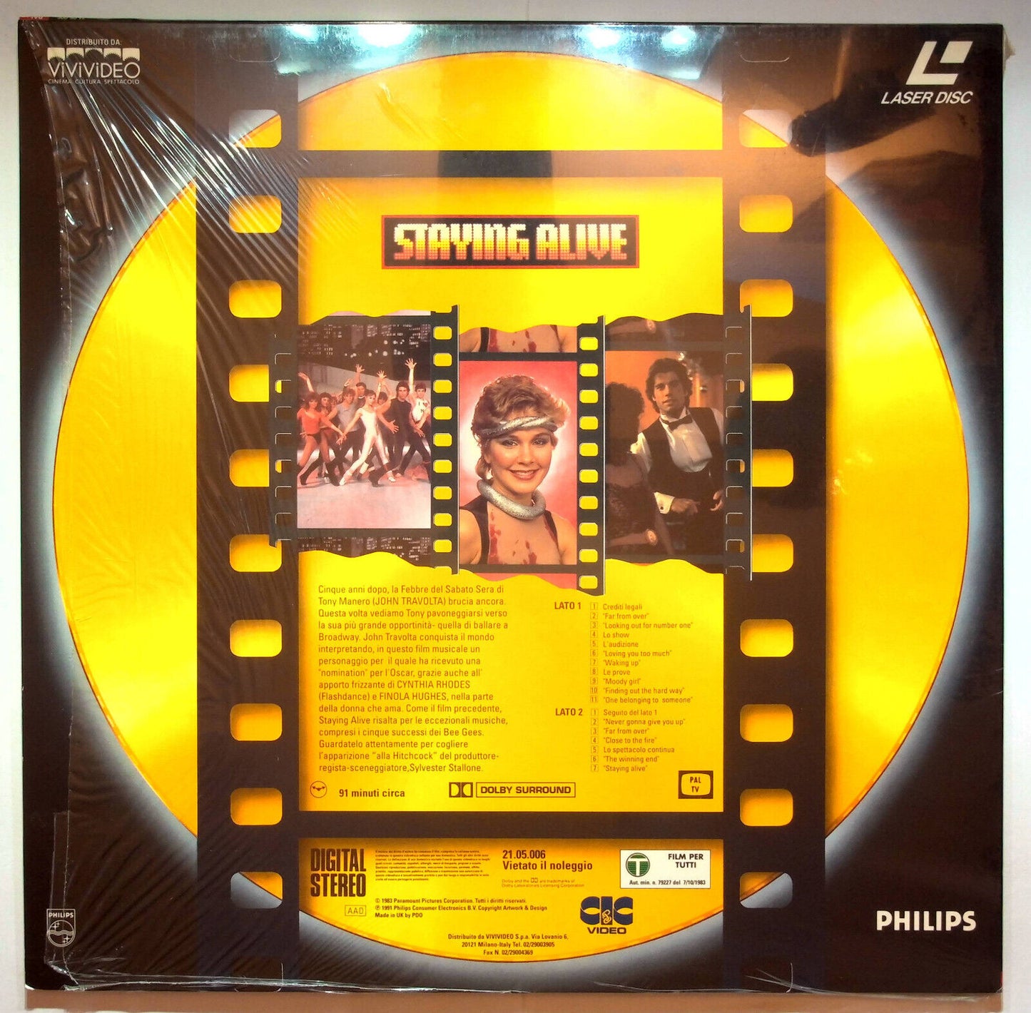 EBOND Staying Alive - Laser Disc Pal
