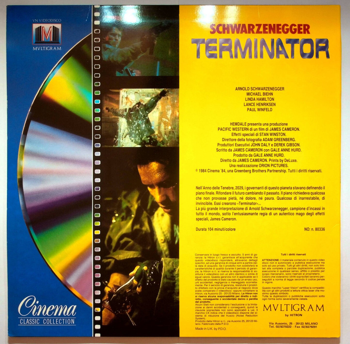 EBOND Terminator - Laser Disc Pal