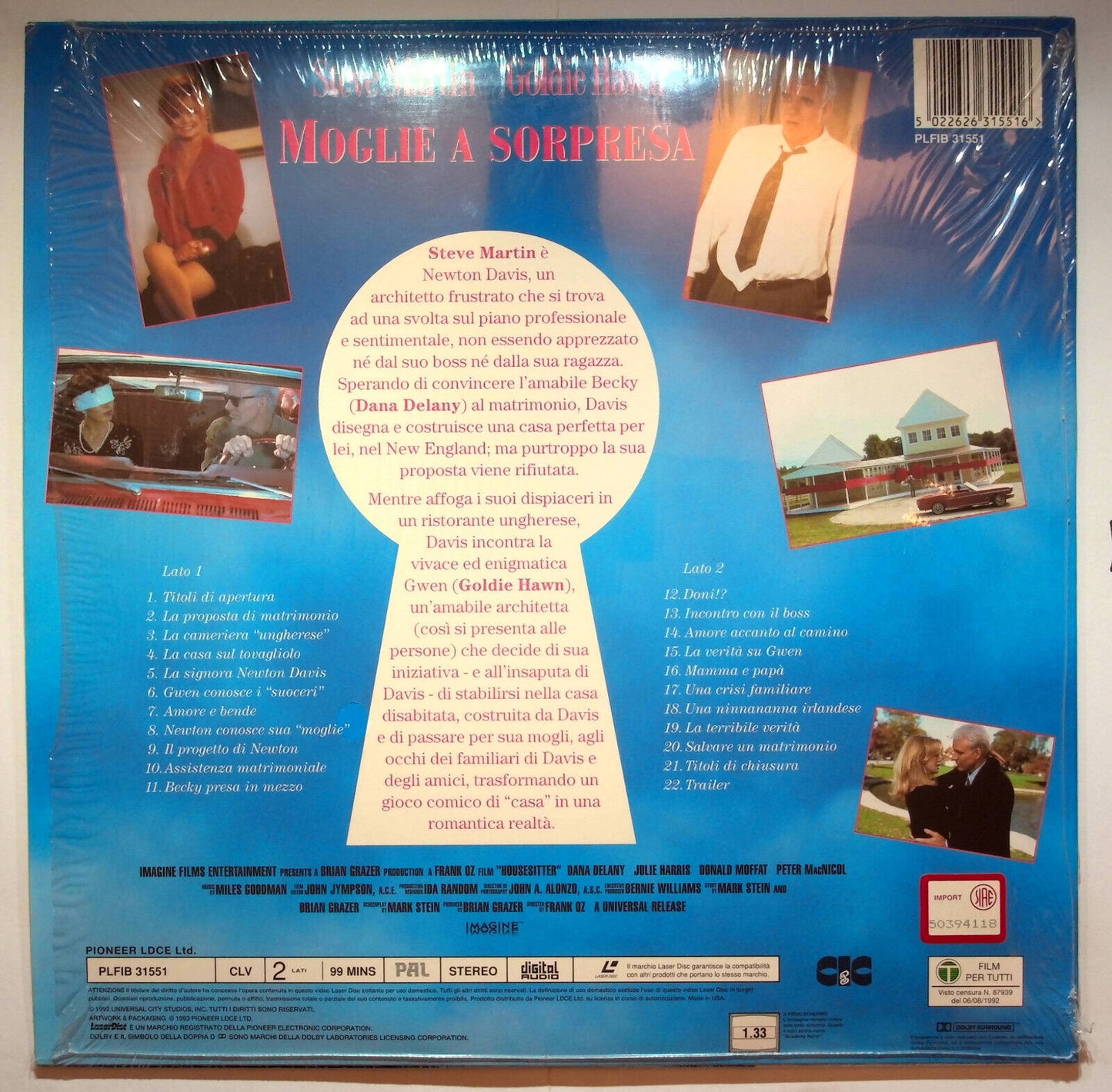 EBOND Moglie A Sorpresa - Laser Disc Pal