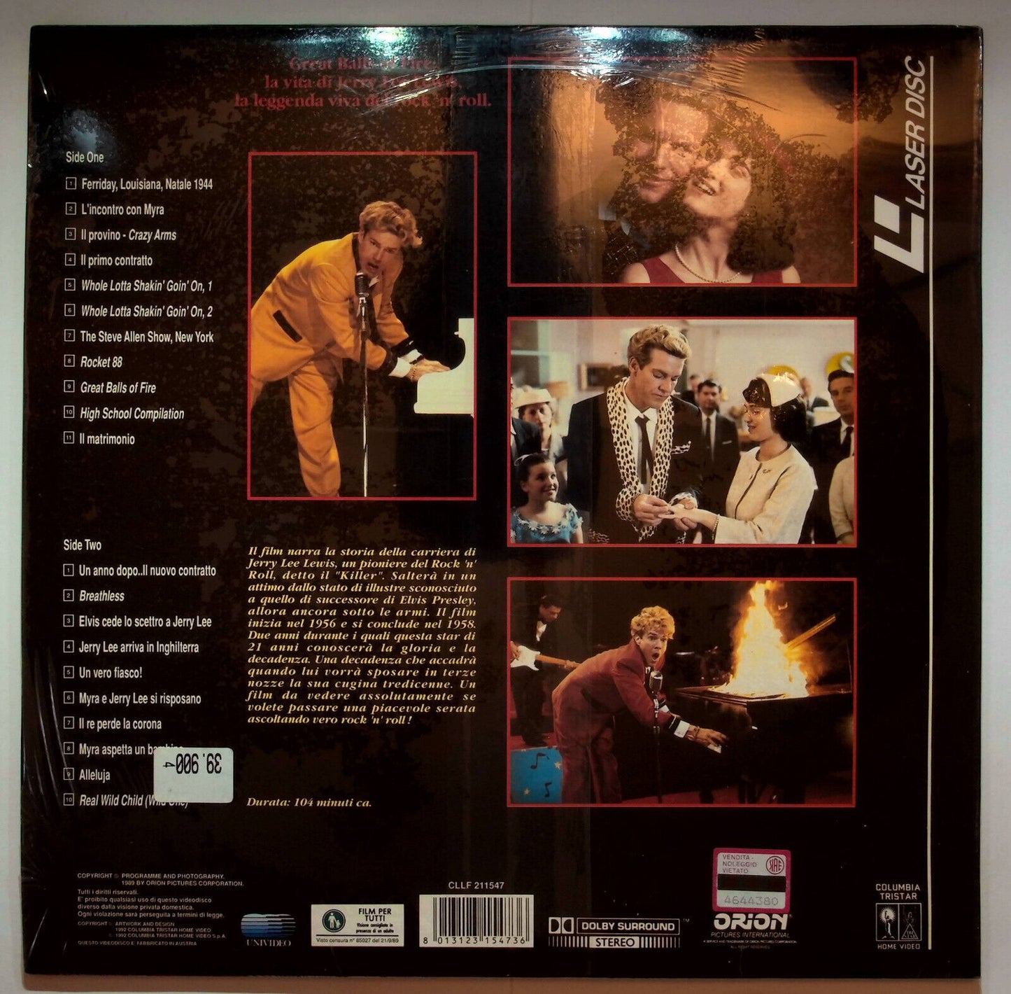 EBOND Great Balls Of Fire !- Vampate Di Fuoco - Laser Disc Pal