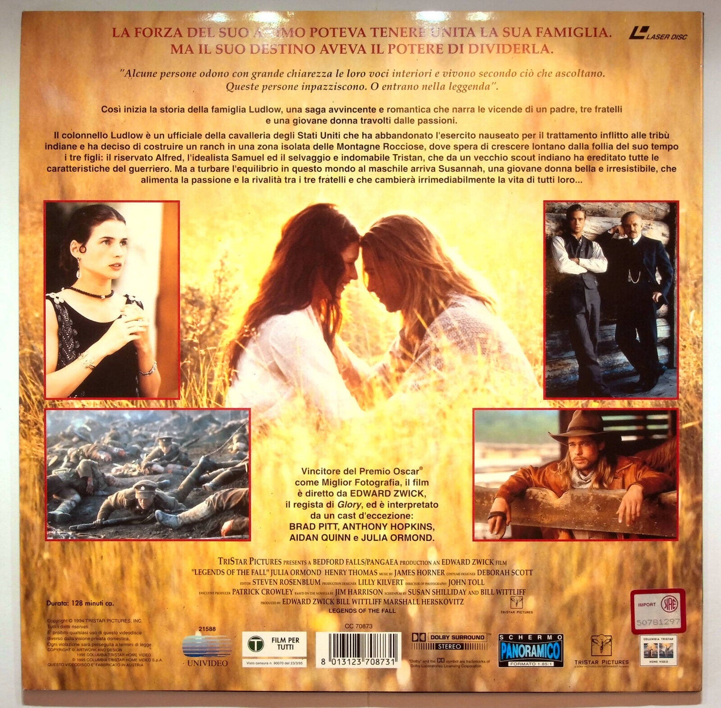 EBOND Vento Di Passioni - Laser Disc Pal