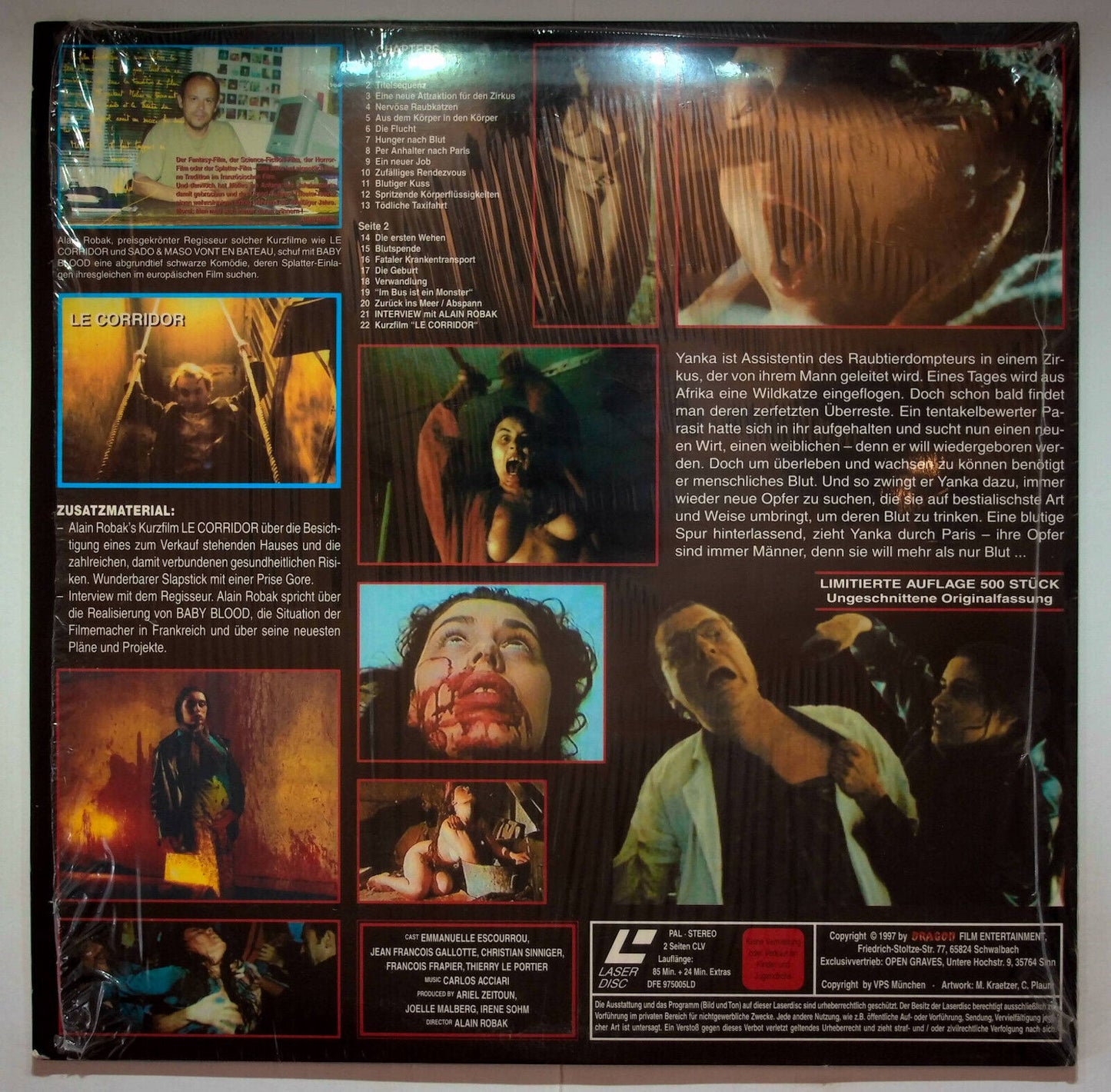 EBOND Baby Blood Special Collector's Edition - Laser Disc Pal