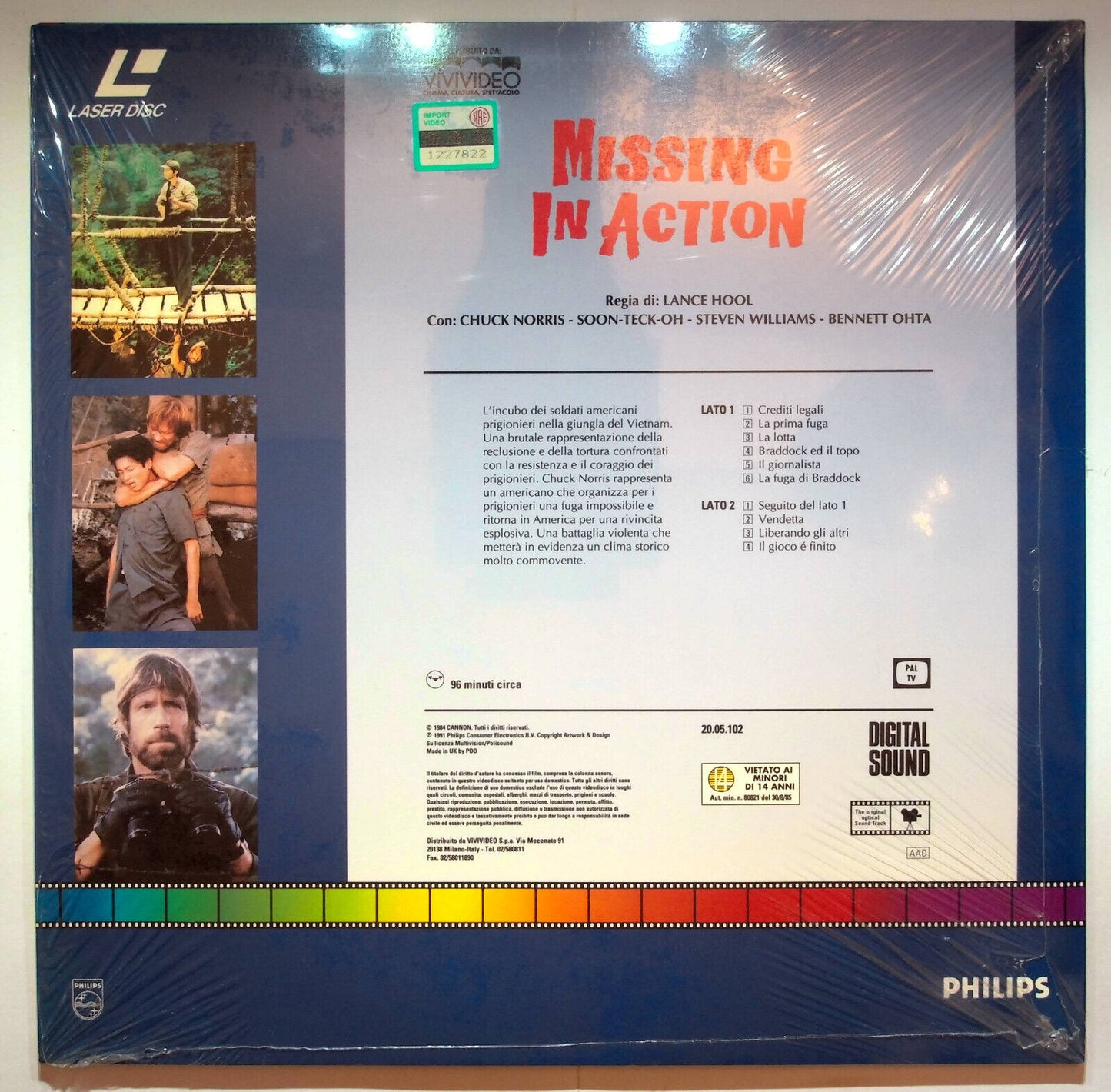 EBOND Missing In Action - Laser Disc Pal