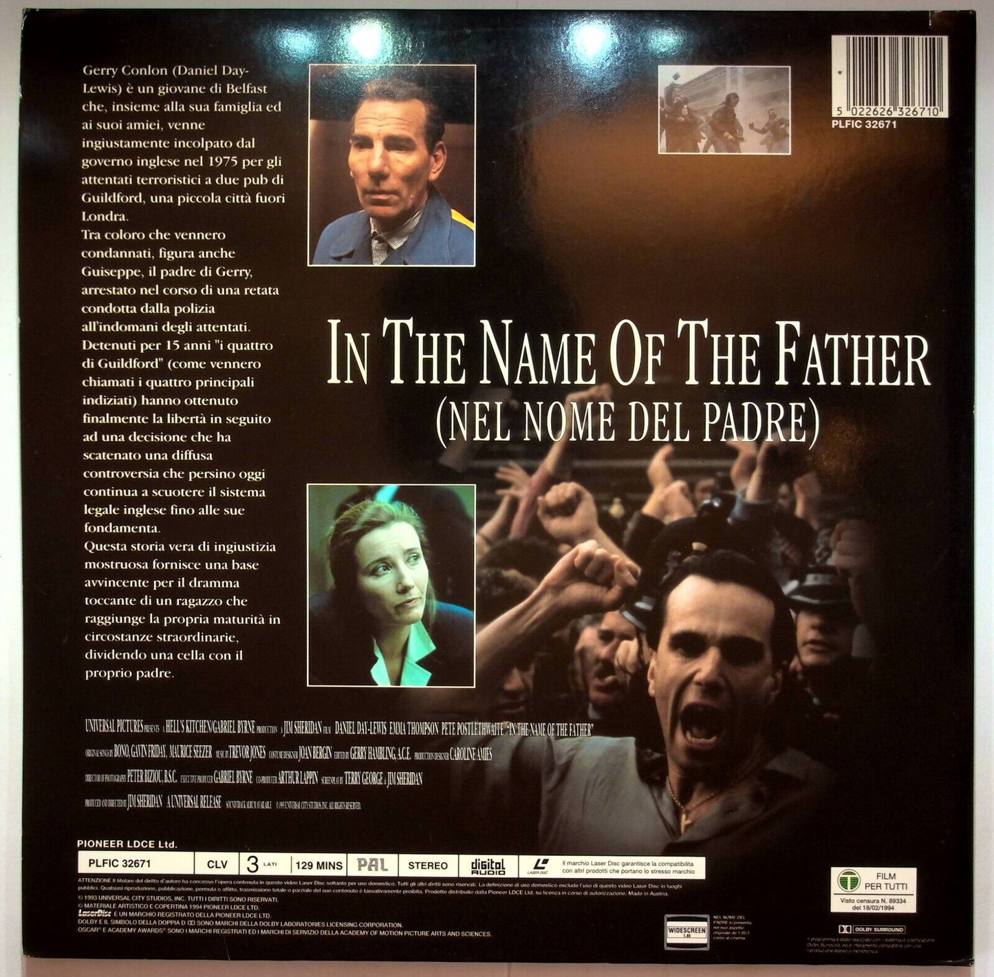 EBOND Nel Nome Del Padre - Laser Disc Pal