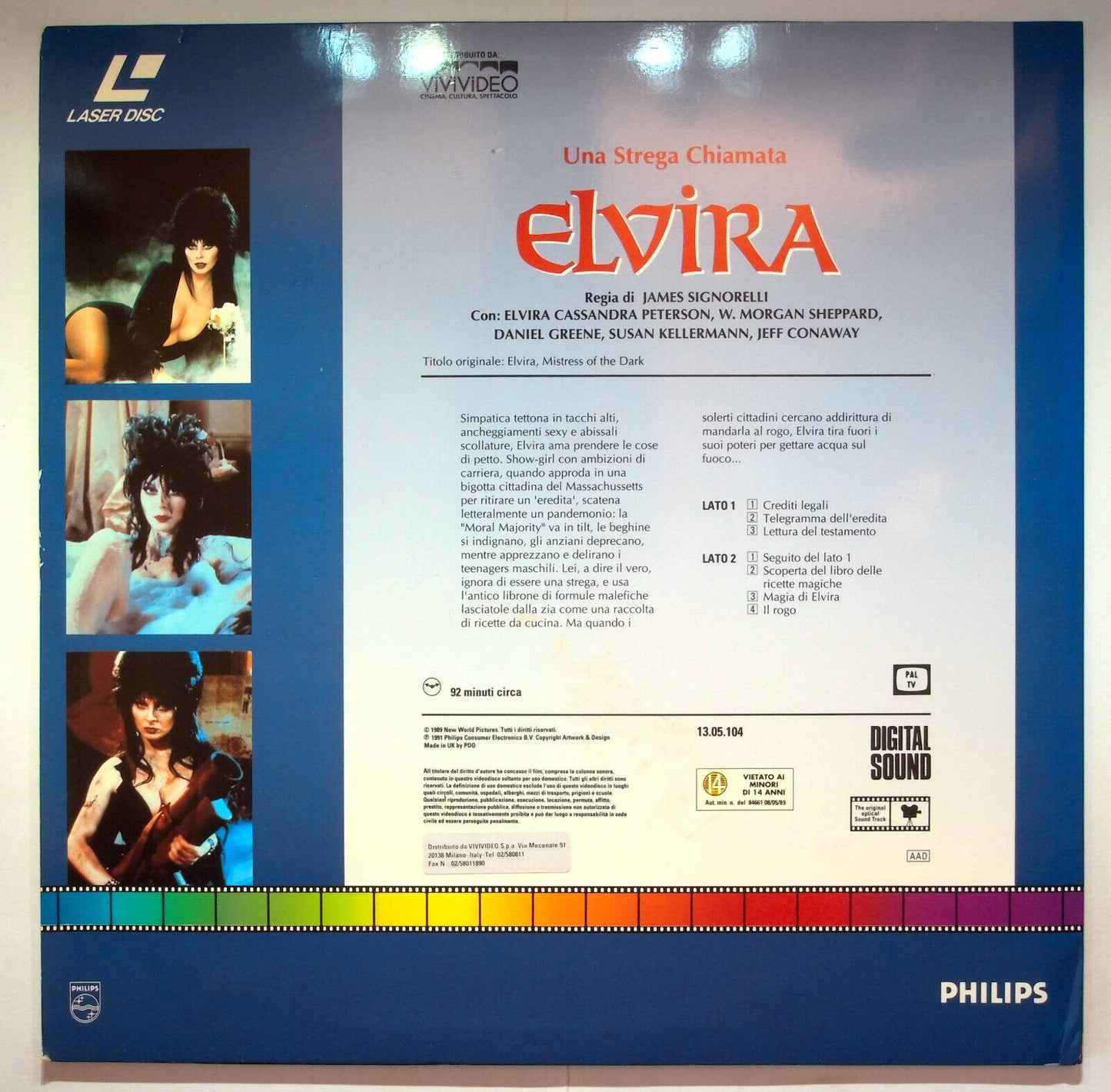 EBOND Una Strega Chiamata Elvira - Laser Disc Pal